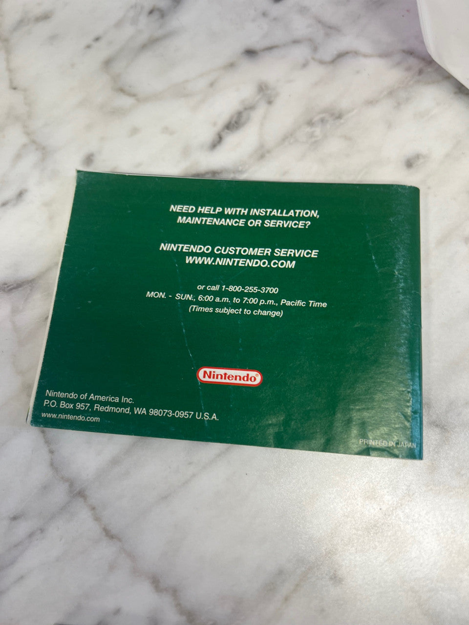 Pokemon Emerald Game Boy Advance Manual Only