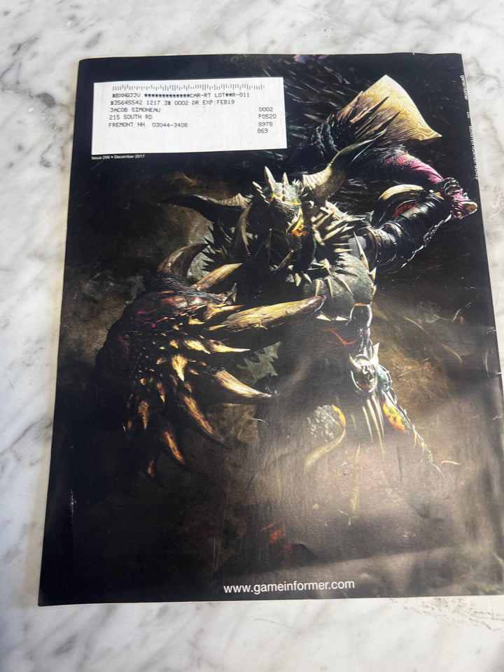 Used Game Informer Magazine Issue 296 NP52925