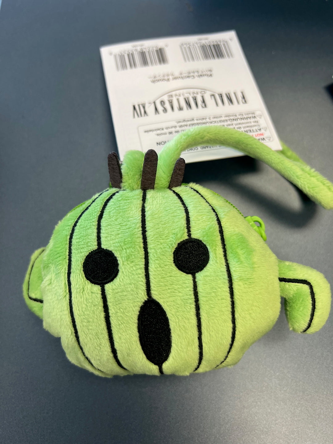 Final Fantasy XIV Plush Cactuar Pouch   NP82125
