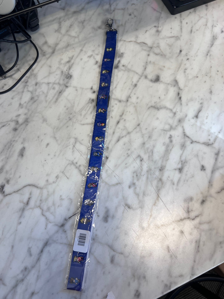 Final Fantasy FF 8/16-bit Retro Lanyard Blue Variant Brand New Square Enix Store NA12525