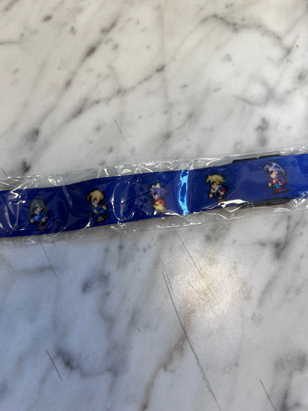 Final Fantasy FF 8/16-bit Retro Lanyard Blue Variant Brand New Square Enix Store NA12525