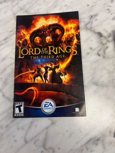 Lord of the Rings The Third Age PS2 Playstation 2 Manual only
