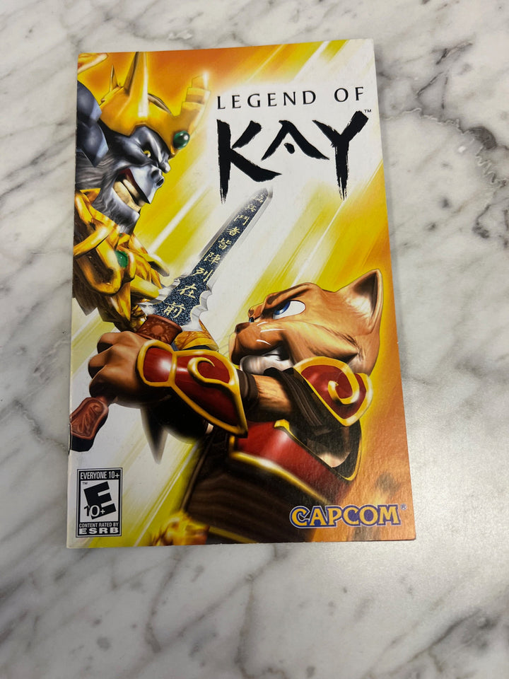 Legend of Kay PS2 Playstation 2 Manual only