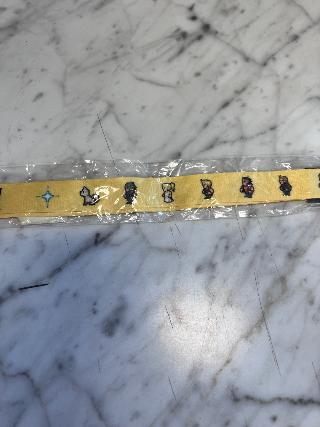 Official Final Fantasy FF 15 FFXV Lanyard Yellow Brand New Square Enix Store NA12525