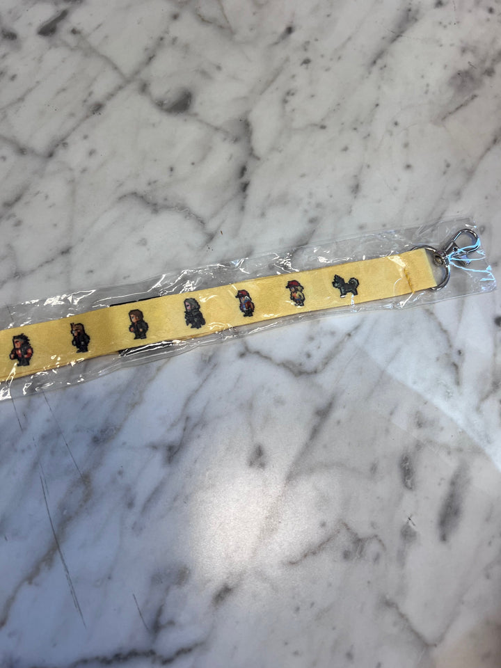 Official Final Fantasy FF 15 FFXV Lanyard Yellow Brand New Square Enix Store NA12525