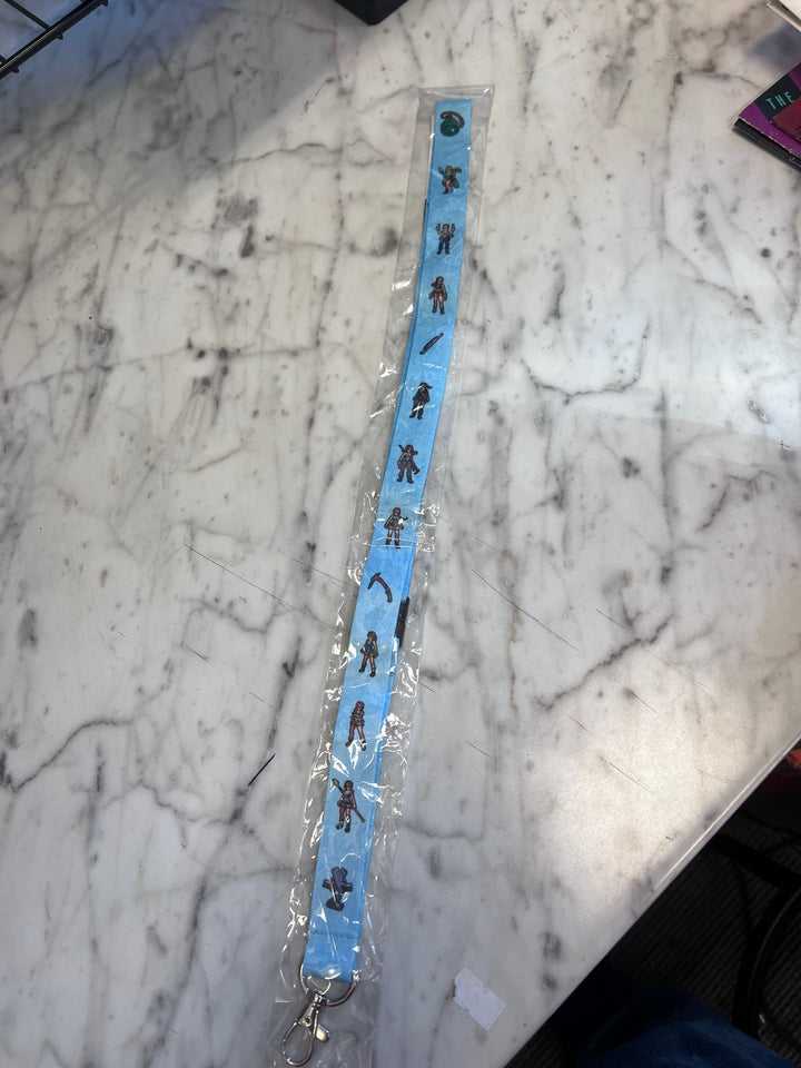 Official Tomb Raider Lanyard Light Blue Brand New Square Enix Store NA12525
