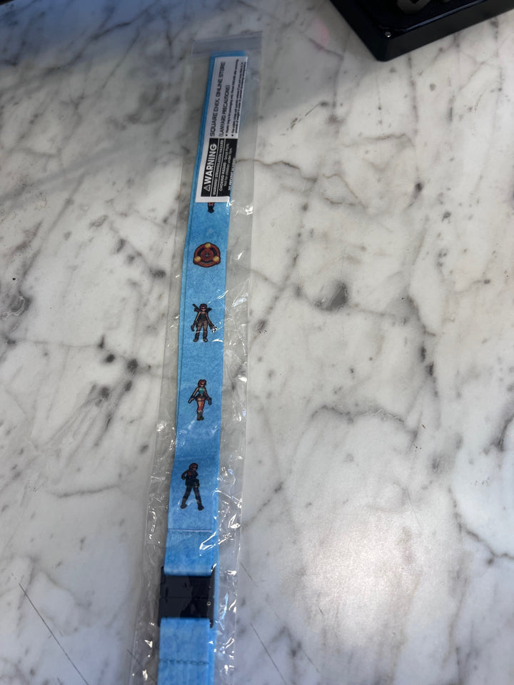 Official Tomb Raider Lanyard Light Blue Brand New Square Enix Store NA12525