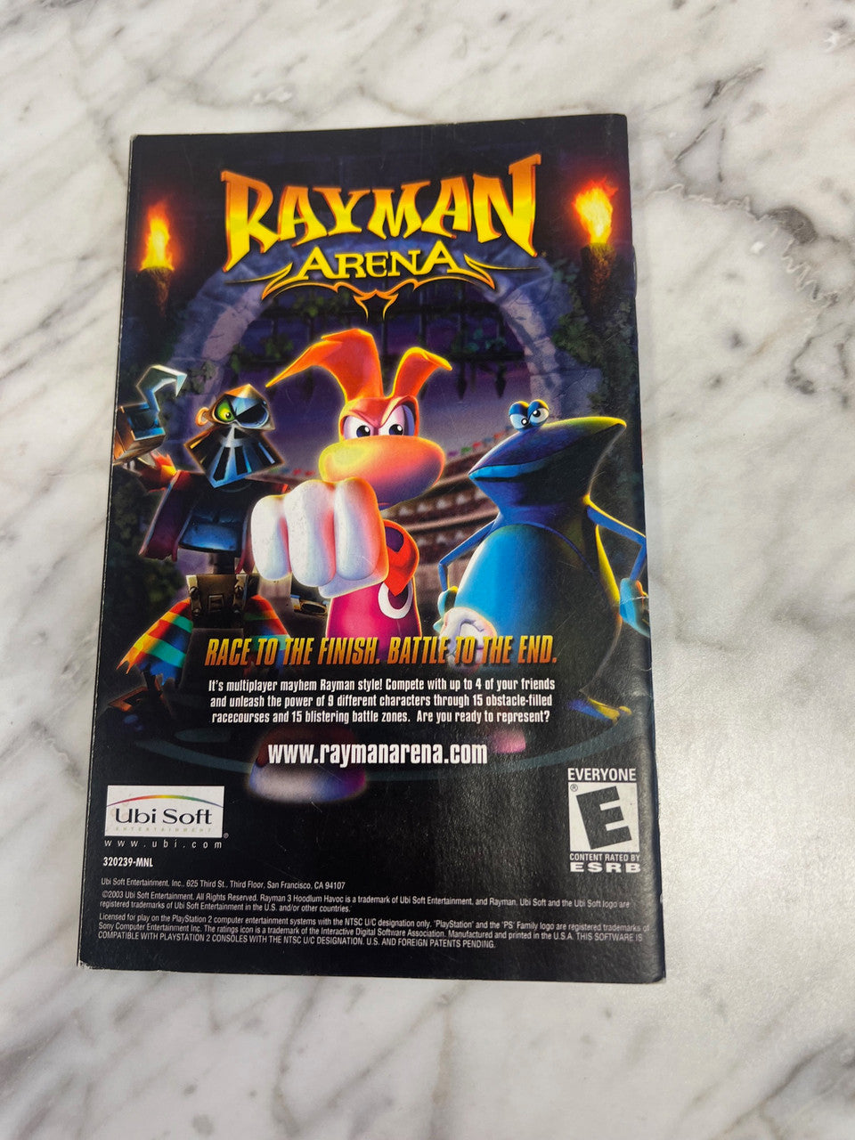 Rayman 3 Hoodlum Havoc PS2 Playstation 2 manual only