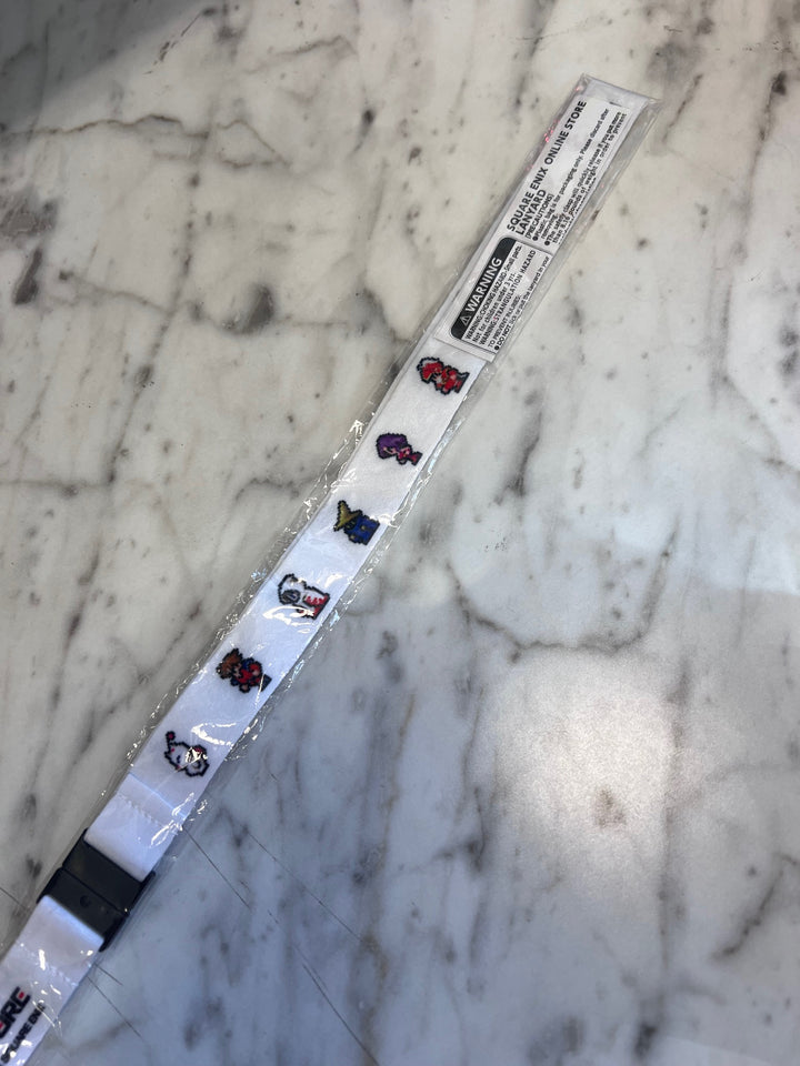Final Fantasy FF 8/16-bit Retro Lanyard White Variant Brand New Square Enix Store NA12525 (Copy)