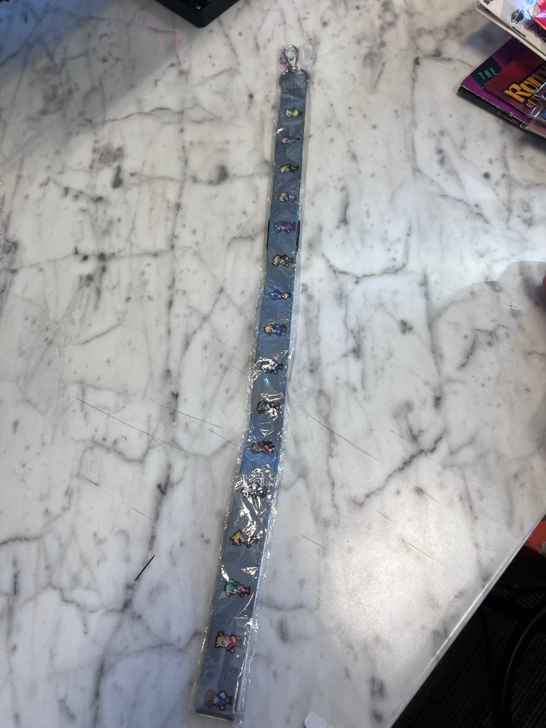 Final Fantasy FF 8/16-bit Retro Lanyard Gray Variant Brand New Square Enix Store NA12525