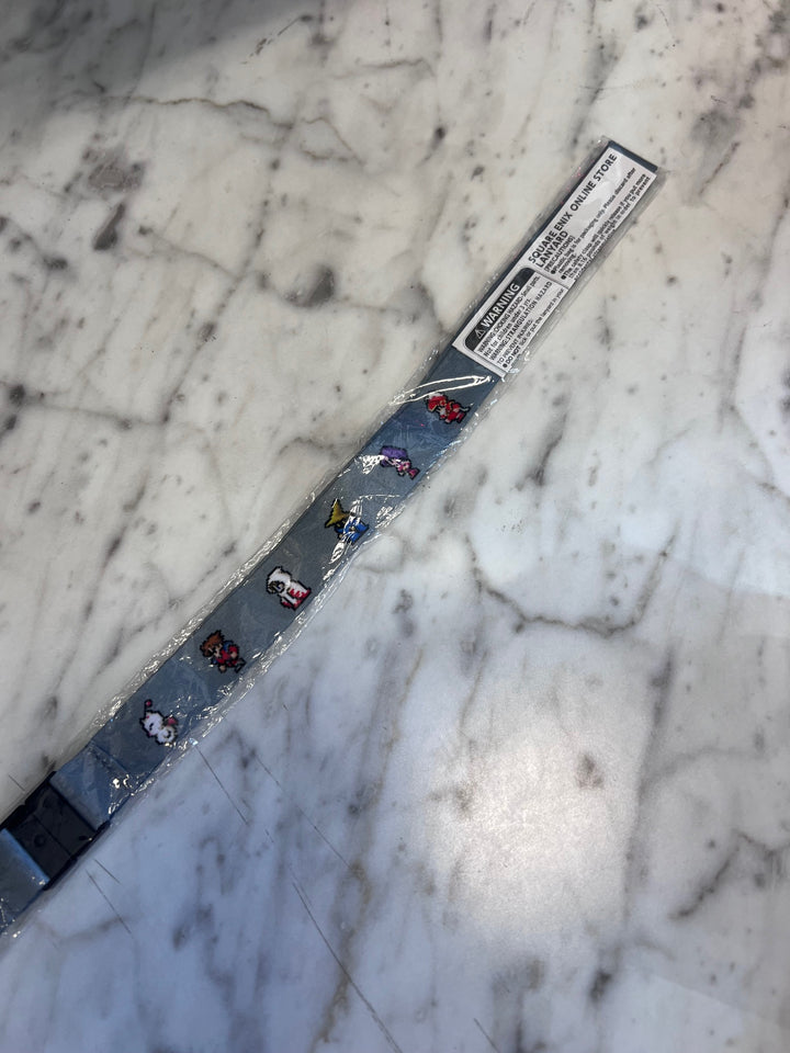 Final Fantasy FF 8/16-bit Retro Lanyard Gray Variant Brand New Square Enix Store NA12525