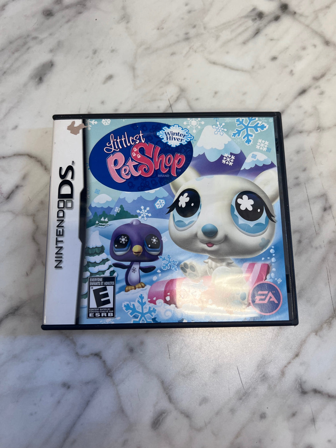 The Littlest Pet Shop Winter Hiver Nintendo DS Case and Manual ONLY CO12425
