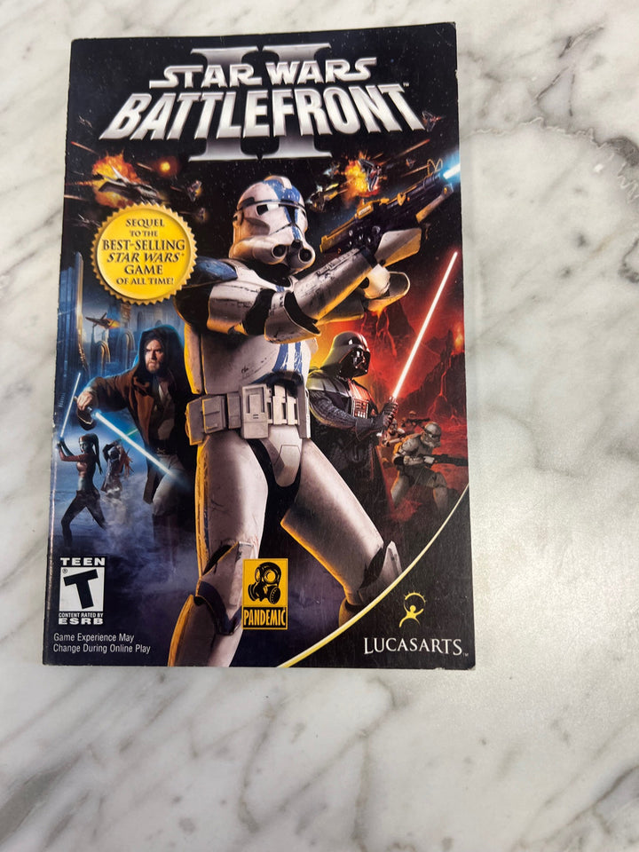 Star Wars Battlefront II PS2 Playstation 2 Manual only