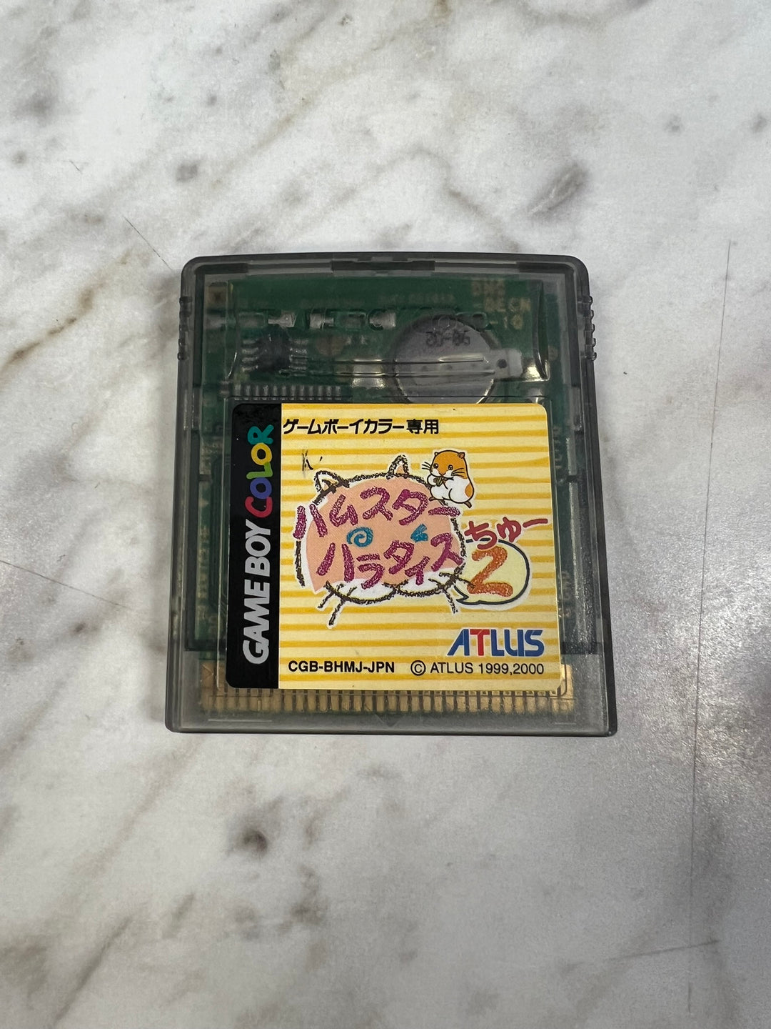 JAPANESE Hampster Paradise 2 Nintendo Game Boy Color (Import) Damaged Rear IMP52626