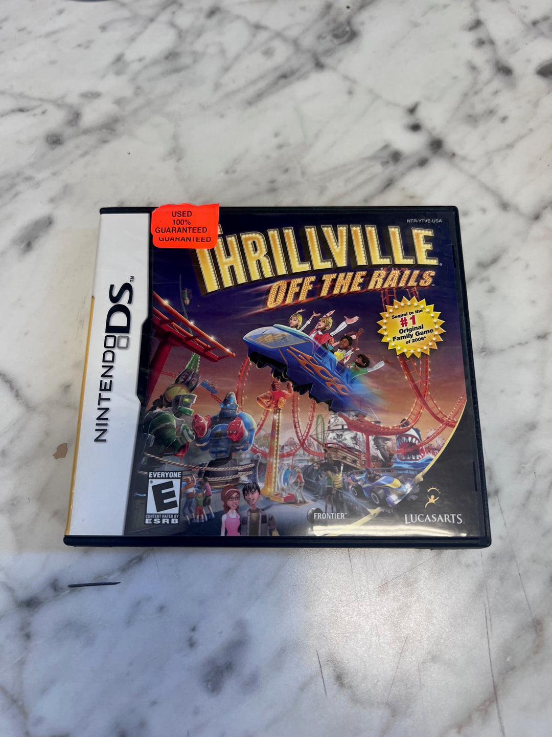 Thrillville Off the Rails Nintendo DS Case and Manual ONLY CO12425
