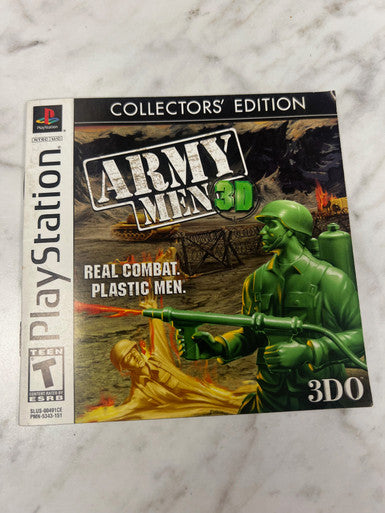 Army Men 3D PS1 Playstation 1 Manual only