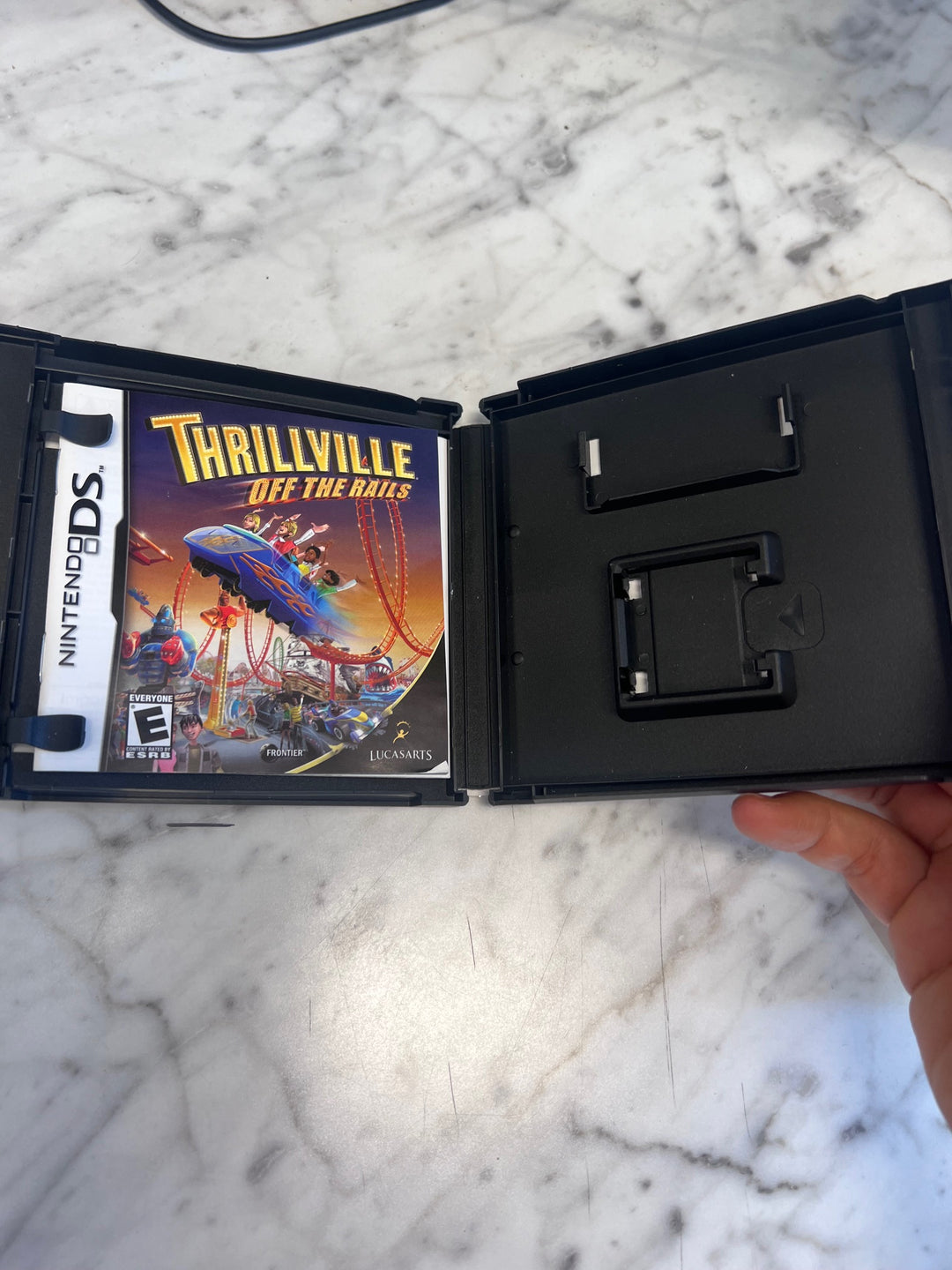 Thrillville Off the Rails Nintendo DS Case and Manual ONLY CO12425