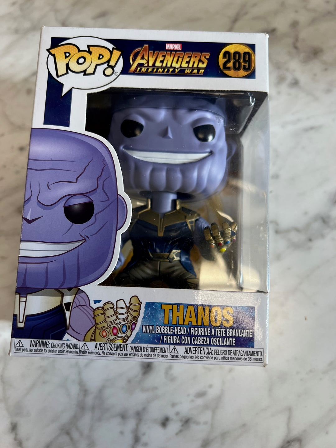 Funko Pop Thanos #289 Vinyl Bobble-Head Marvel Avengers Infinity War FP11624