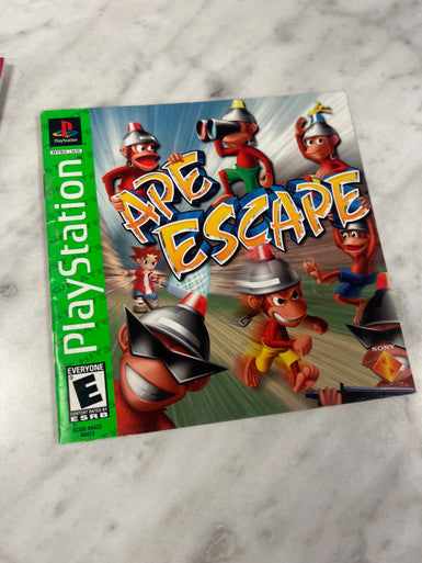 Ape Escape Greatest Hits PS1 Playstation 1 manual only