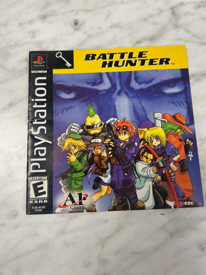 Battle Hunter PS1 Playstation 1 Manual only
