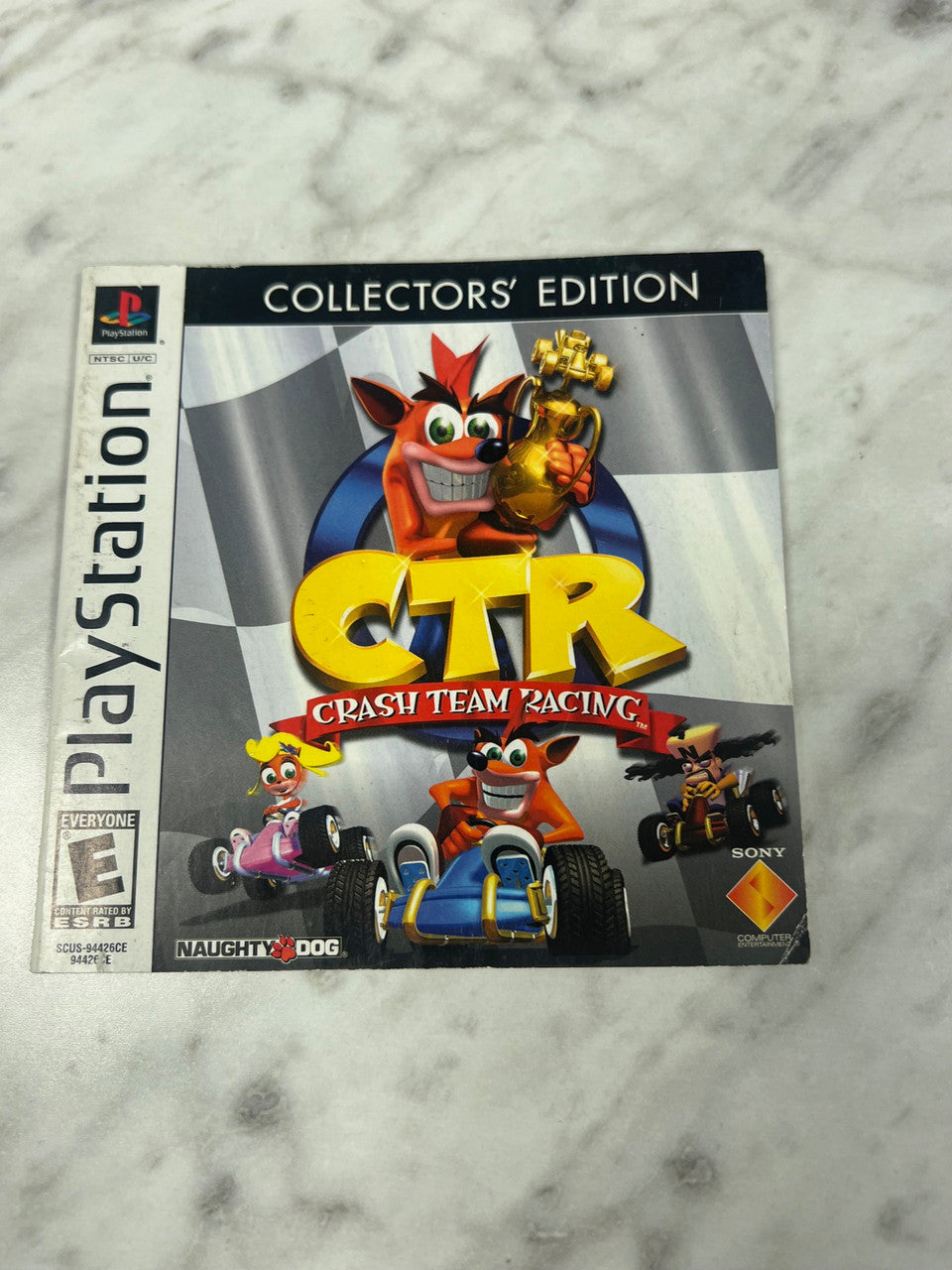 Crash Team Racing PS1 Playstation 1 Collector's Edition Manual only