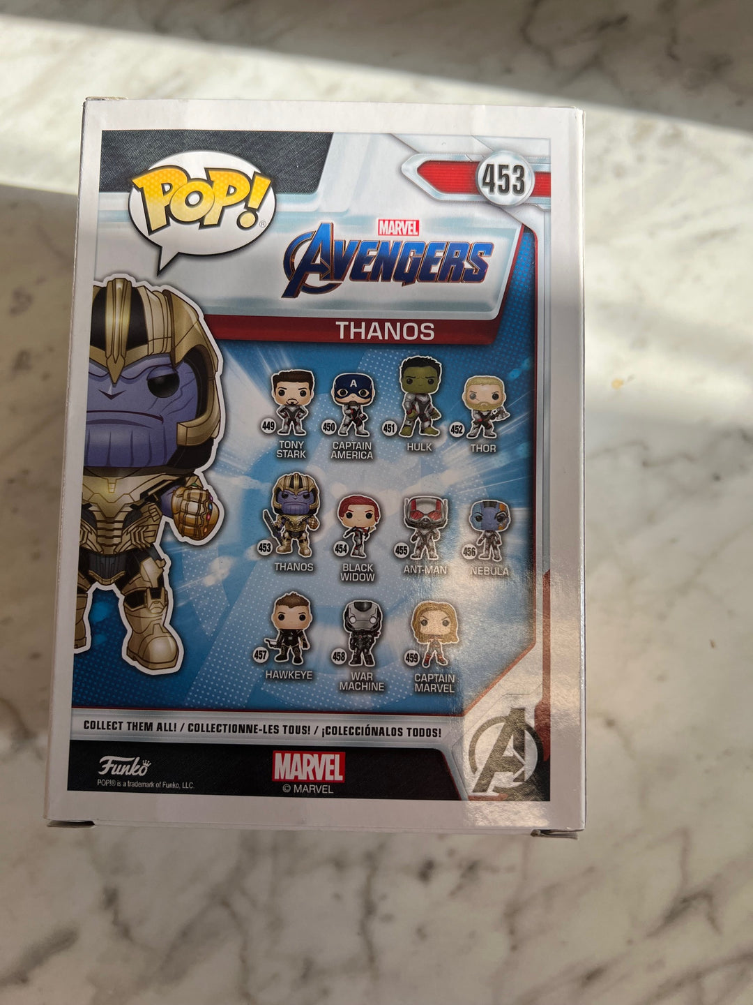 Funko POP! Marvel: Avengers - Thanos #453 Vinyl Figure Marvel Superheroes FP11624