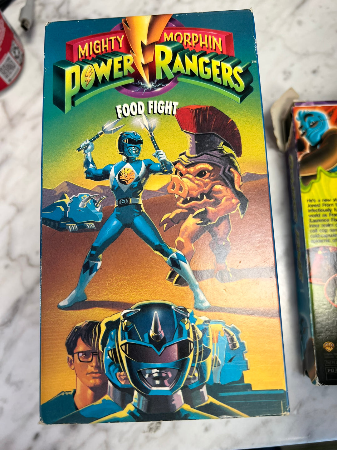 Mighty Morphin Power Rangers Food Fight VHS Tape VHS52626