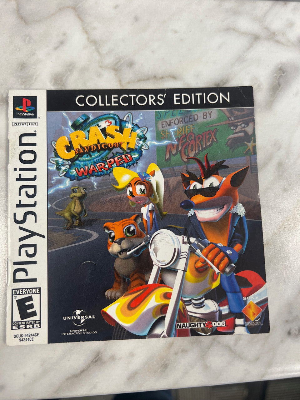 Crash Bandicoot Collector's Edition For Playstation shops 1