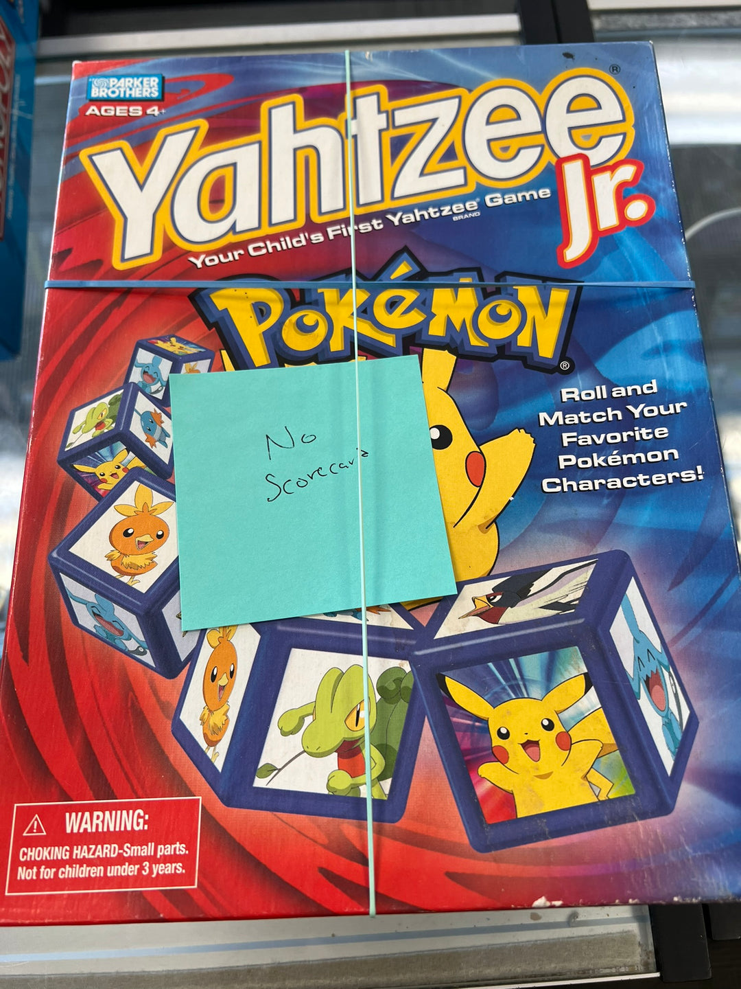 Pokemon Yahtzee Jr Board Game (No Scorecard) BG52626