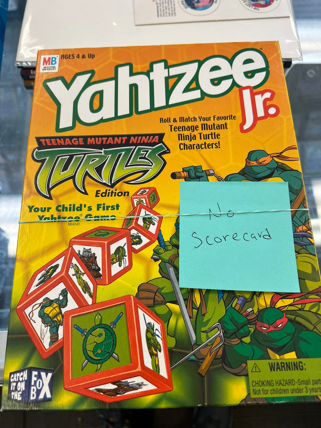Teenage Mutant Ninja Turtles Yahtzee Jr Board Game (No Scorecard) BG52626