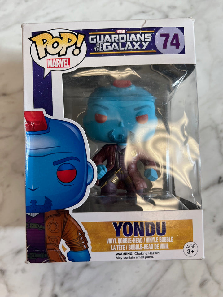 Funko Pop Marvel Guardians Of The Galaxy #74 Yondu Vinyl Figure Damaged Box FP11624