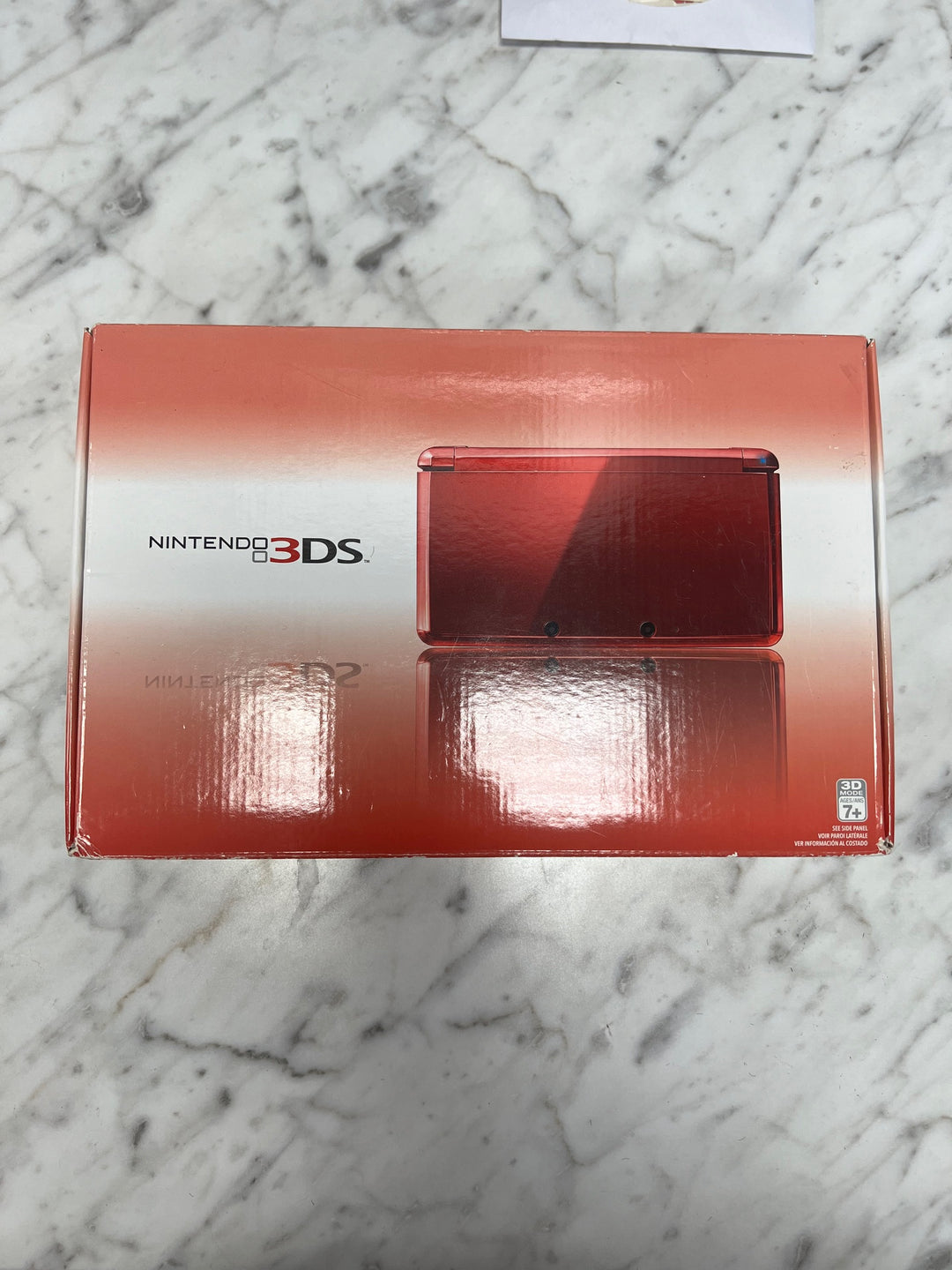 Flame Red Nintendo 3DS Console Box ONLY NO CONSOLE   CO11624