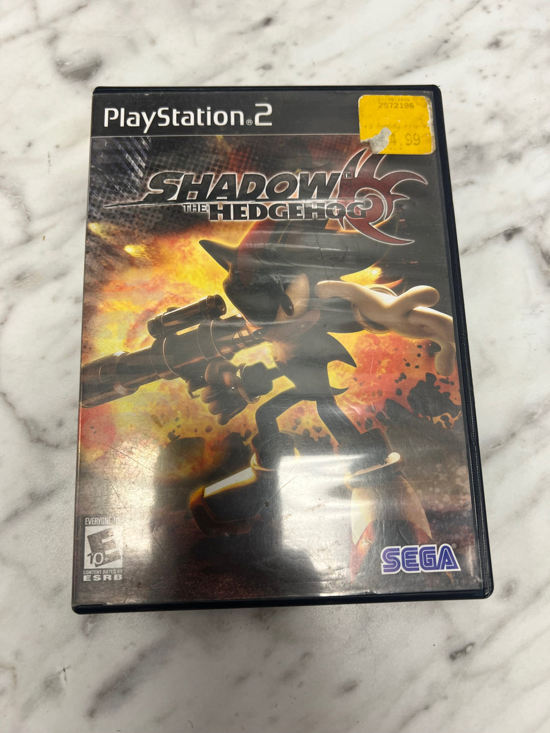 Shadow the Hedgehog for PS2 Playstation 2 CASE AND MANUAL ONLY    CO11624