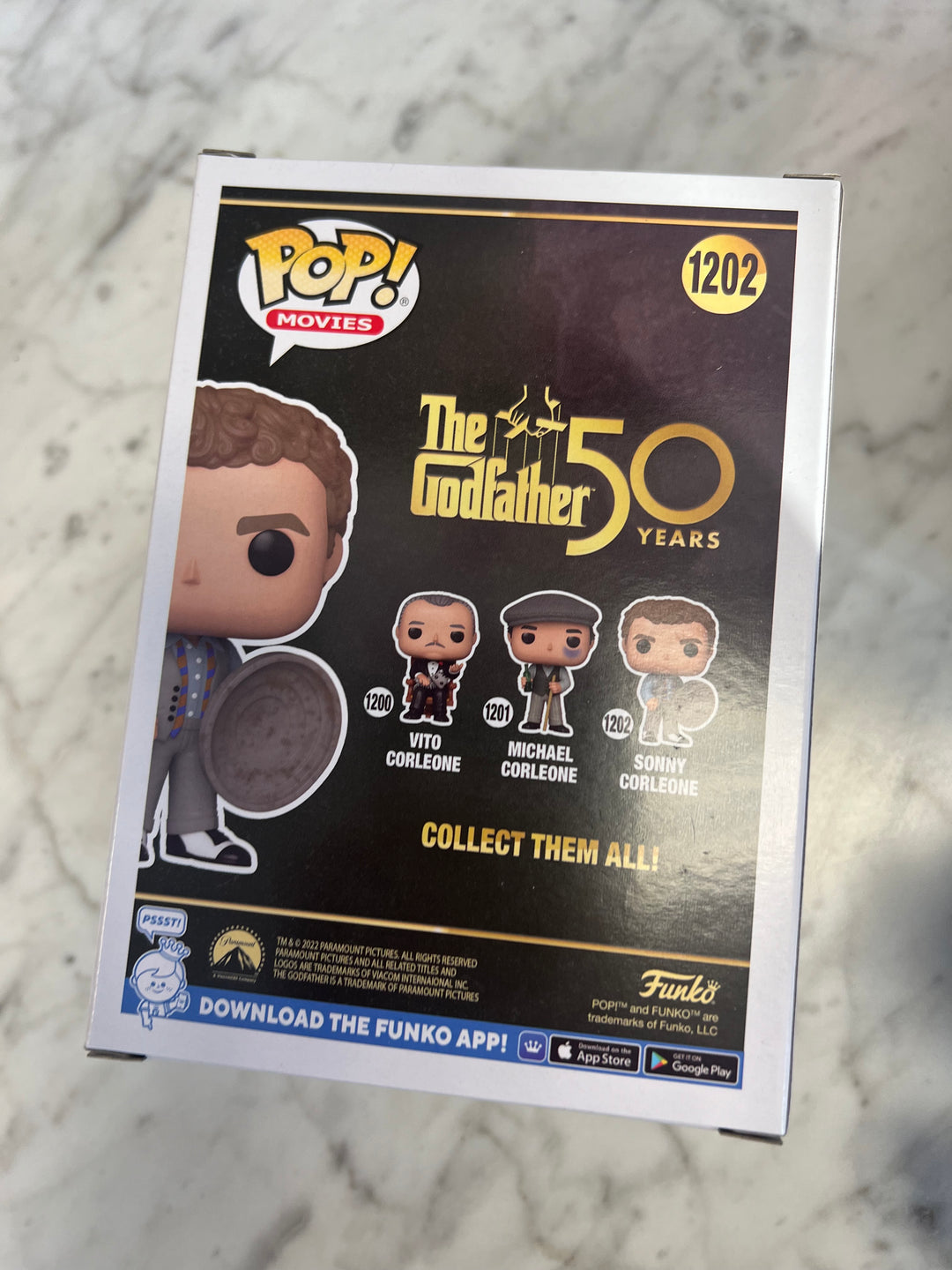 Funko POP! Movies The Godfather 50 Years SONNY CORLEONE #1202 FN81324