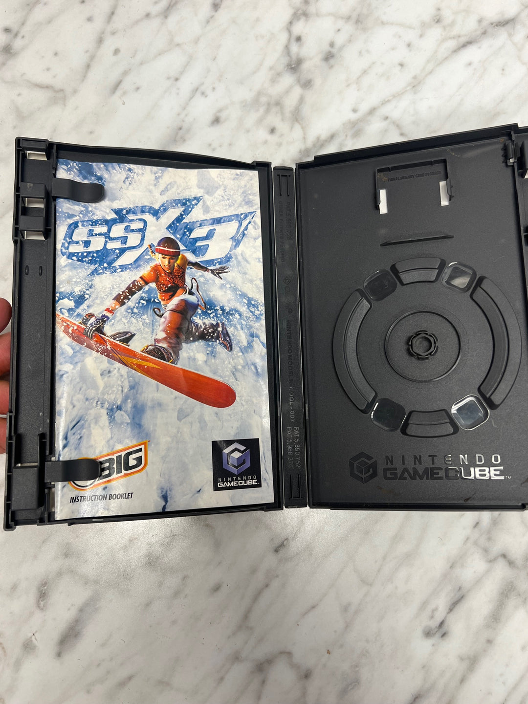 SSX3 for Nintendo Gamecube CASE AND MANUAL ONLY    CO11624