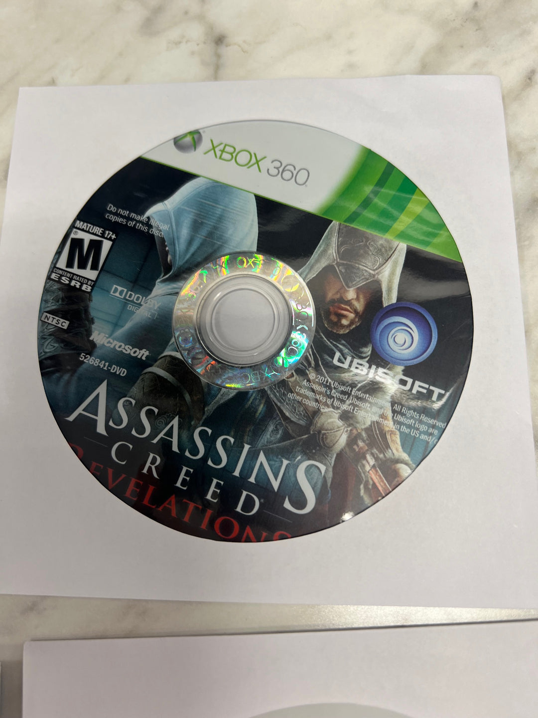 Assassin's Creed Revelations Xbox 360 DISC ONLY DO11724