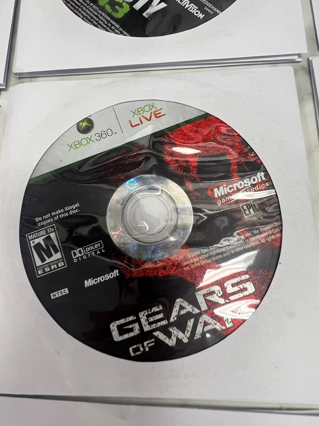 Gears of War Xbox 360 DISC ONLY DO11724