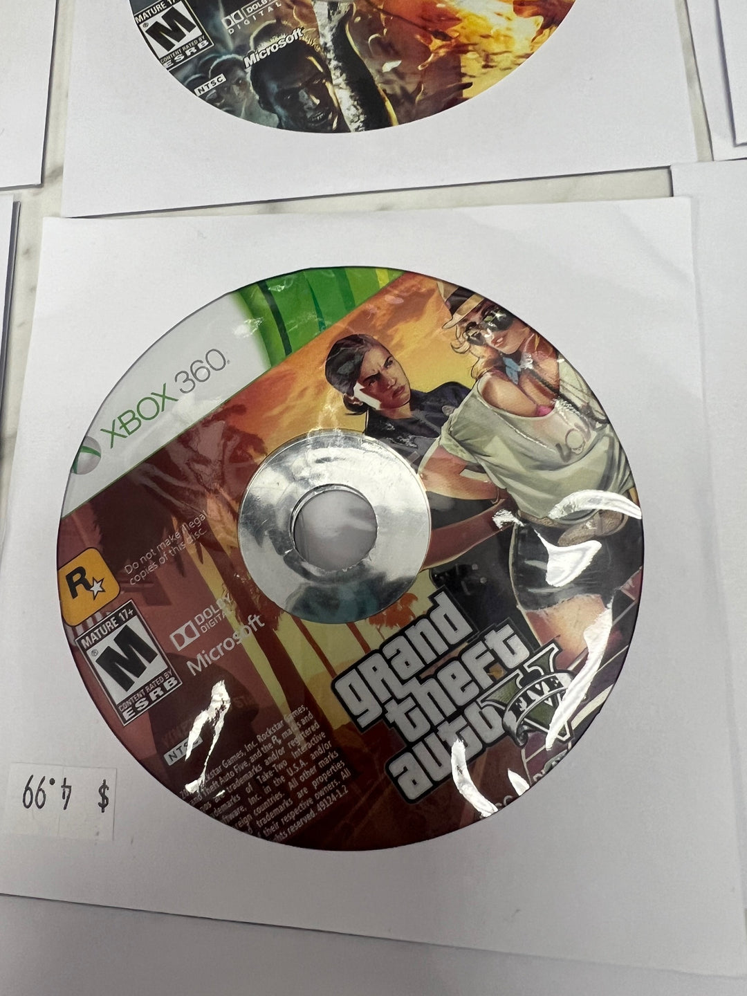 Grand Theft Auto V Xbox 360 DISC ONLY DO11724