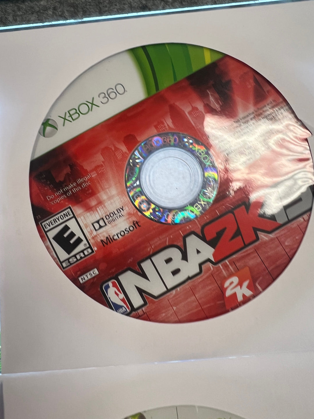 NBA 2K15 Xbox 360 DISC ONLY DO11724