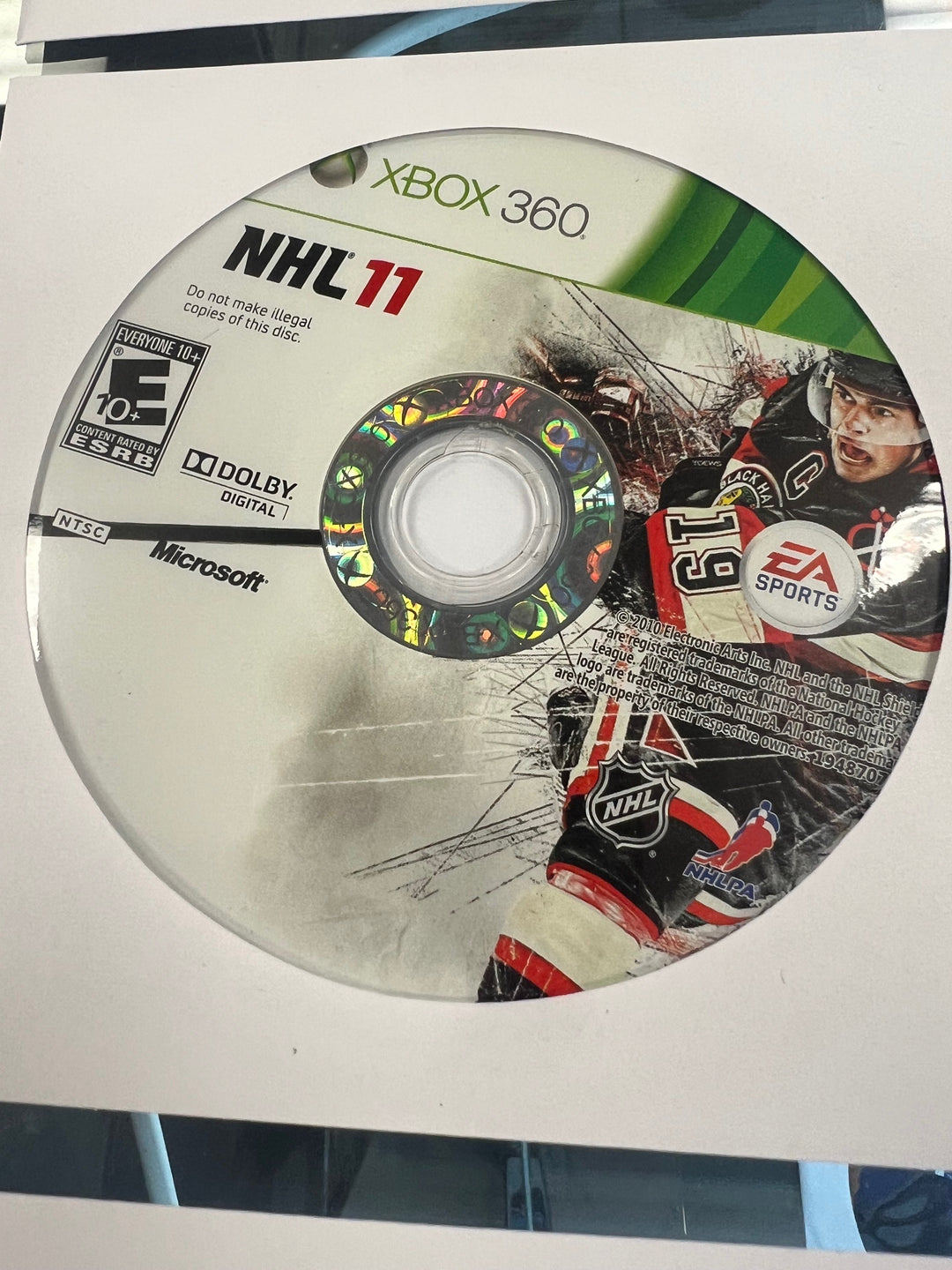 NHL 11 Xbox 360 DISC ONLY DO11724