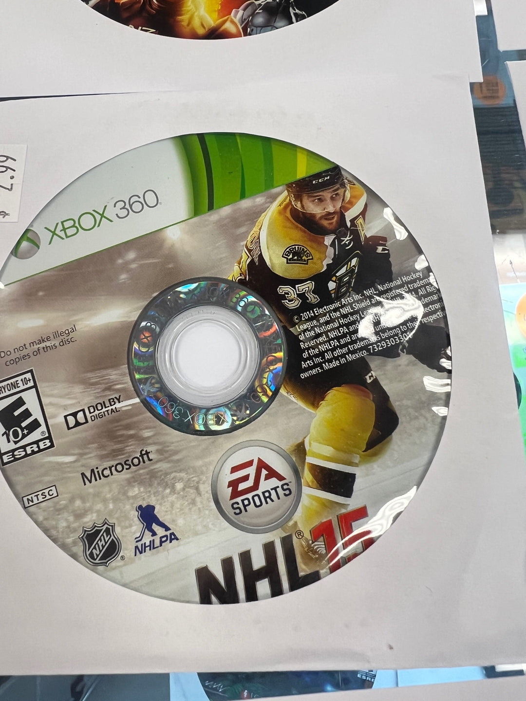 NHL 15 Xbox 360 DISC ONLY DO11724