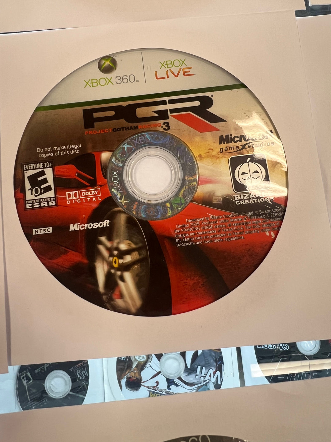 Project Gotham Racing 3 Xbox 360 DISC ONLY DO11724