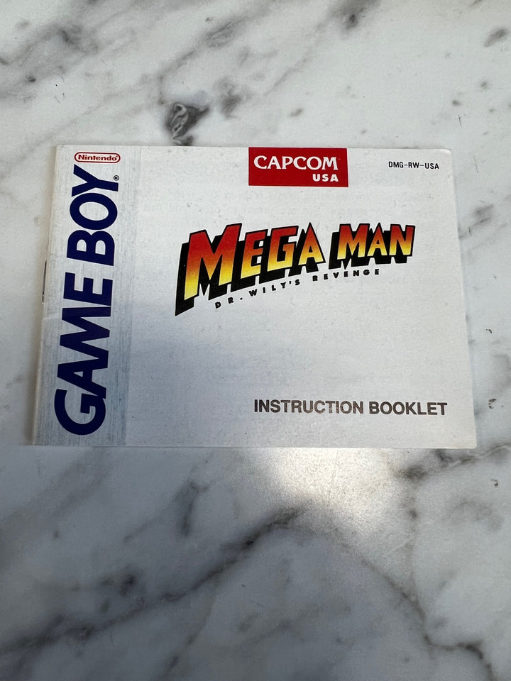 Mega Man Dr Wily's Revenge Game Boy MANUAL ONLY  MO82625