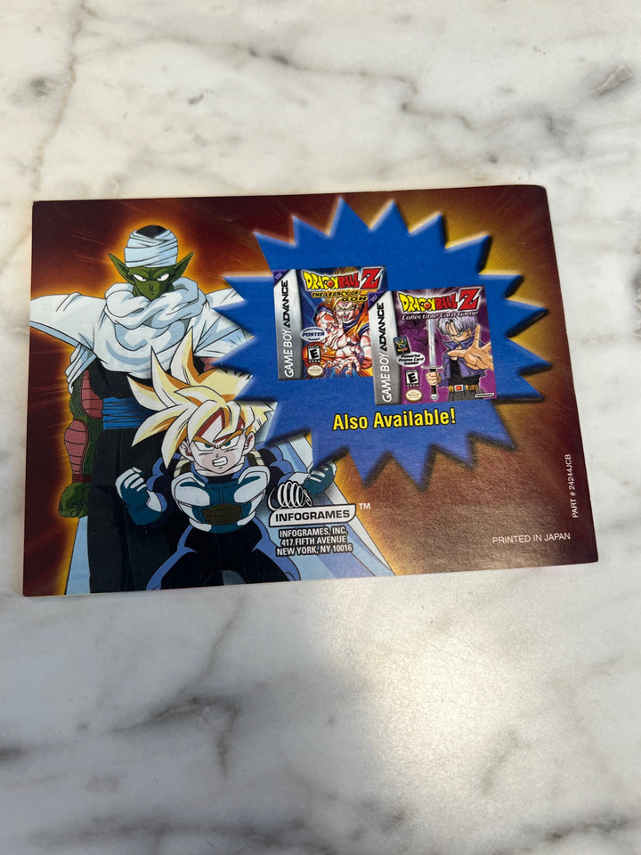 Dragon Ball Z Legendary Super Warriors Game Boy Color MANUAL ONLY  MO82625