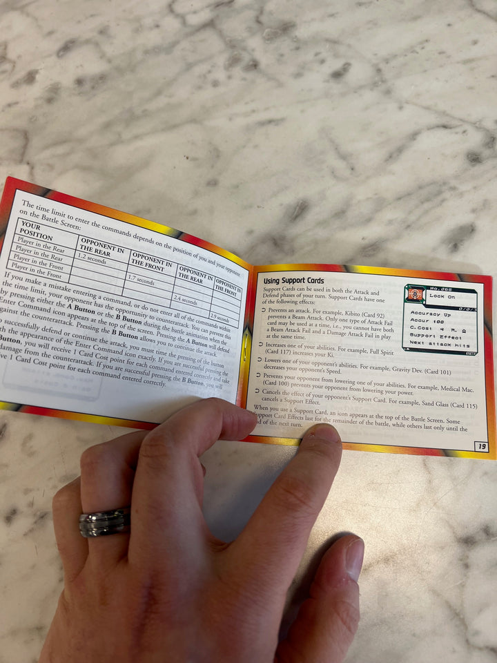 Dragon Ball Z Legendary Super Warriors Game Boy Color MANUAL ONLY  MO82625