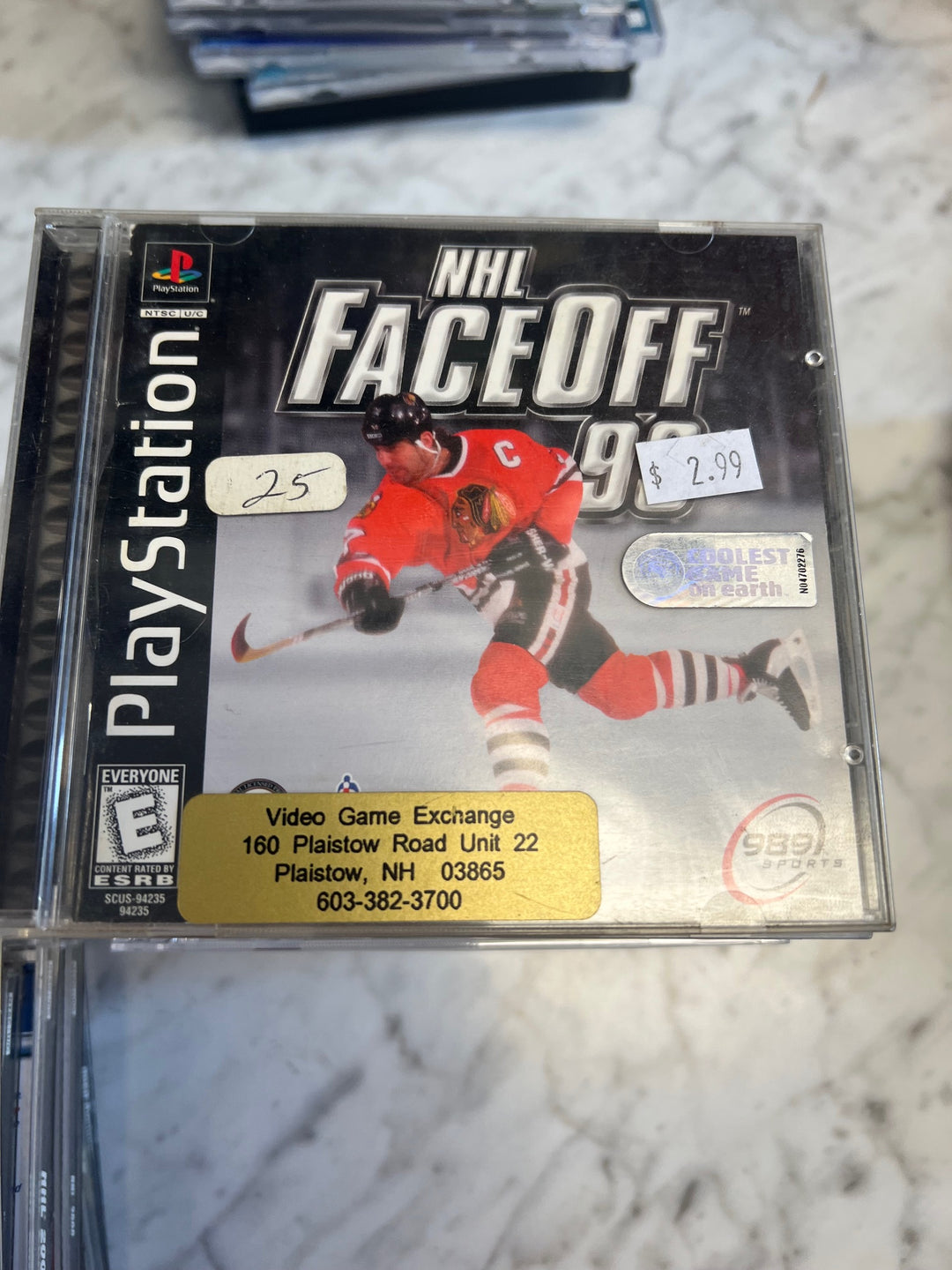 NHL FaceOff 99 - PS1 D53025
