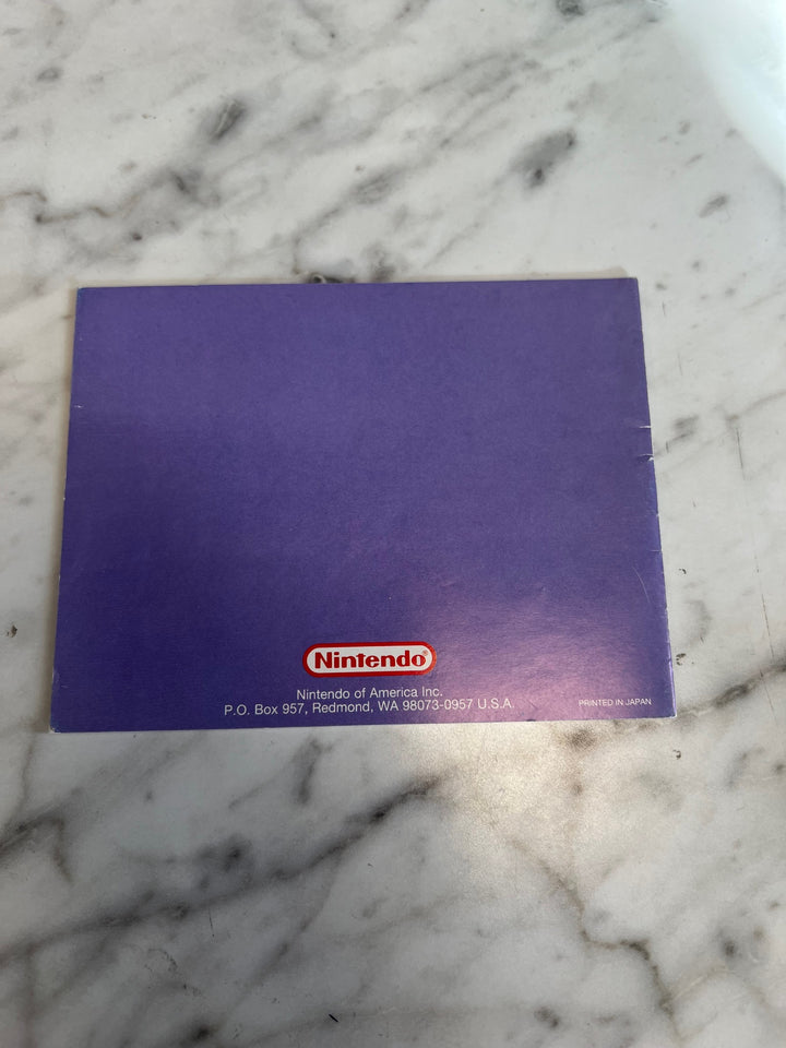 Tetris NES Original Nintendo MANUAL ONLY Written In MO82625