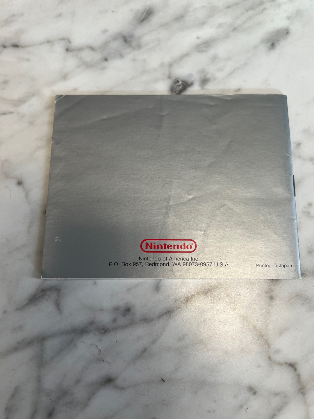 Metroid NES Original Nintendo MANUAL ONLY Written In MO82625