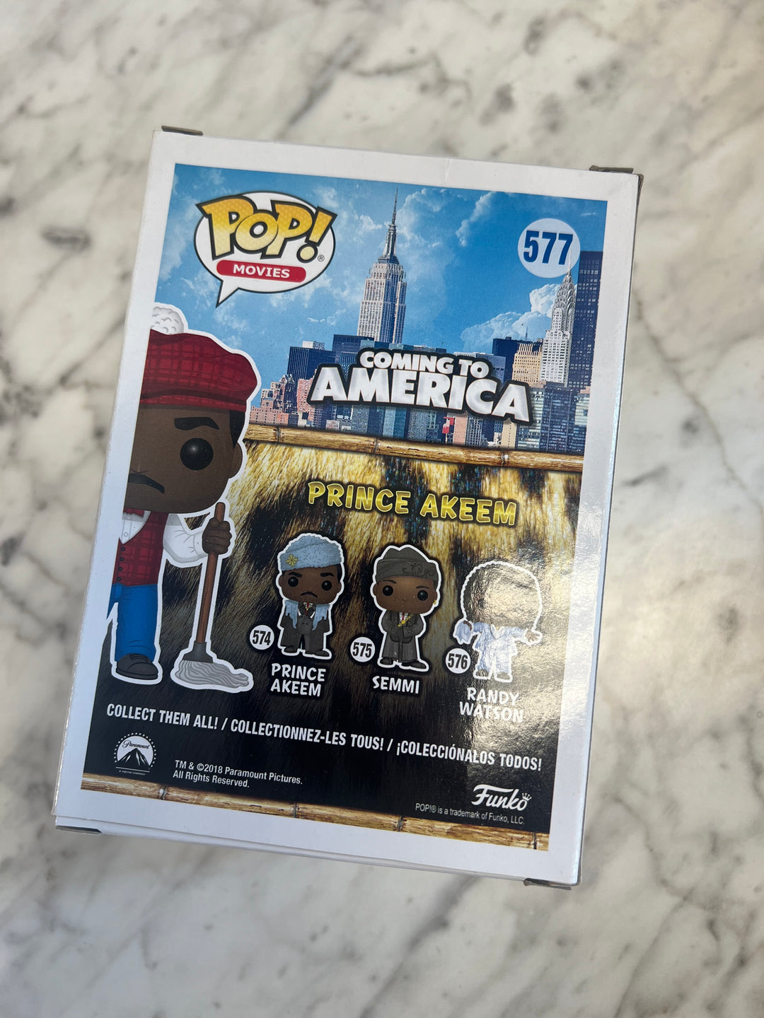 Funko Pop 1 Prince Akeem Coming To America #577 Target Exclusive Vaulted  FN81324