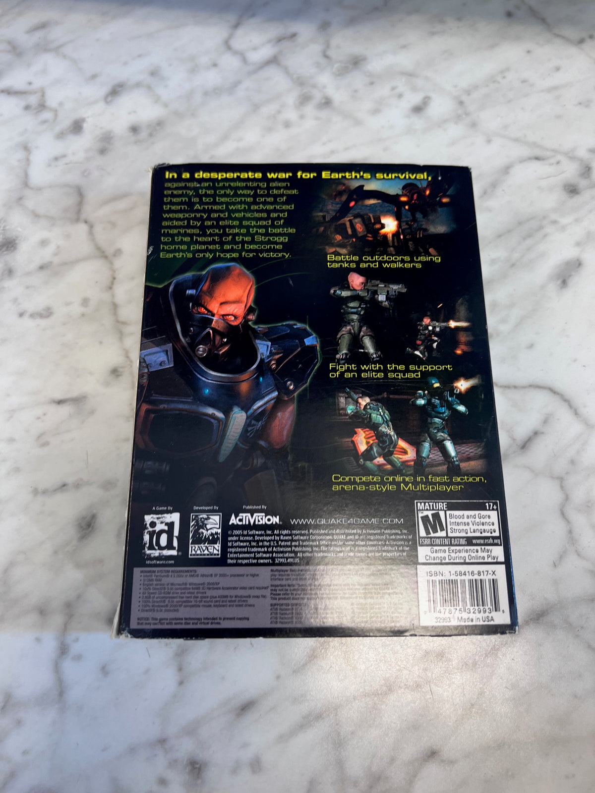 Quake Rom Quake 4 PC CD-ROM PC12925 – Core Gaming